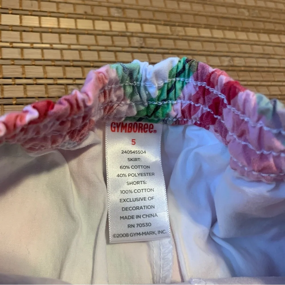 Gymboree plaid skort size 5